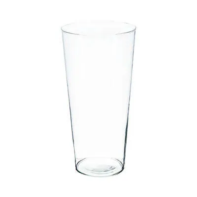 Vaza Conical 30cm transparentna Atmosphera Createur Dinterieur