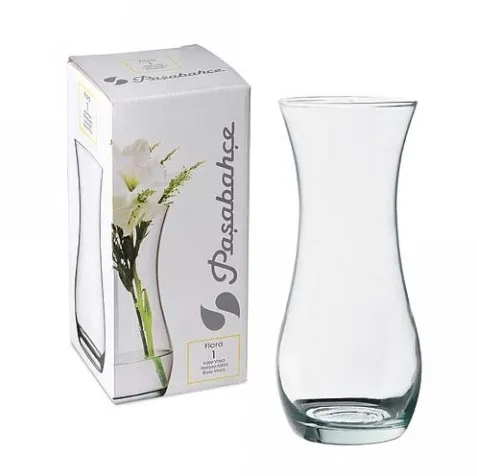 Vaza Flora 25.5x10.5cm transparentna Pasabahce