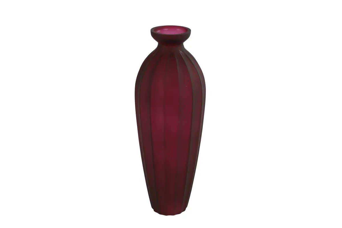 Vaza Marylou S fi 11x29.5cm tamno crvena Countryfield