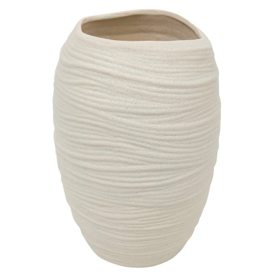 Vaza Prudi 31.5cm krem Atmosphera C. Dinterieur
