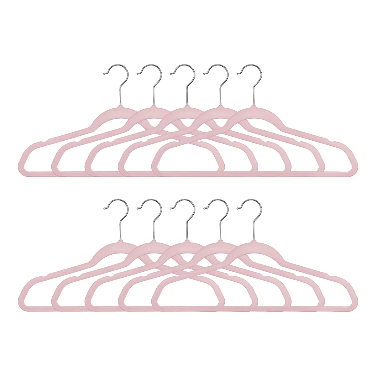 Vešalica za odeću 10/1 44.5x23x0.5cm roza