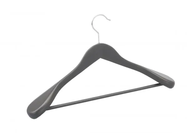 Vešalica za odeću drvena 45cm crna Burstenmann