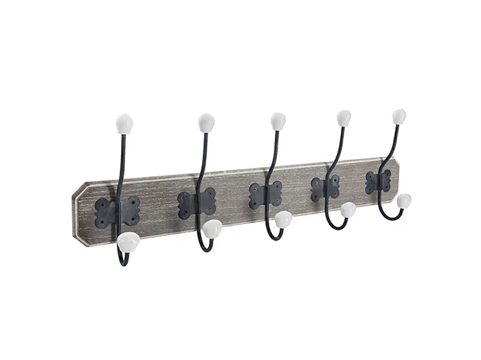 Vešaonik sa 5 kuka 60x20cm sort Atmosphera Createur Dinterieur
