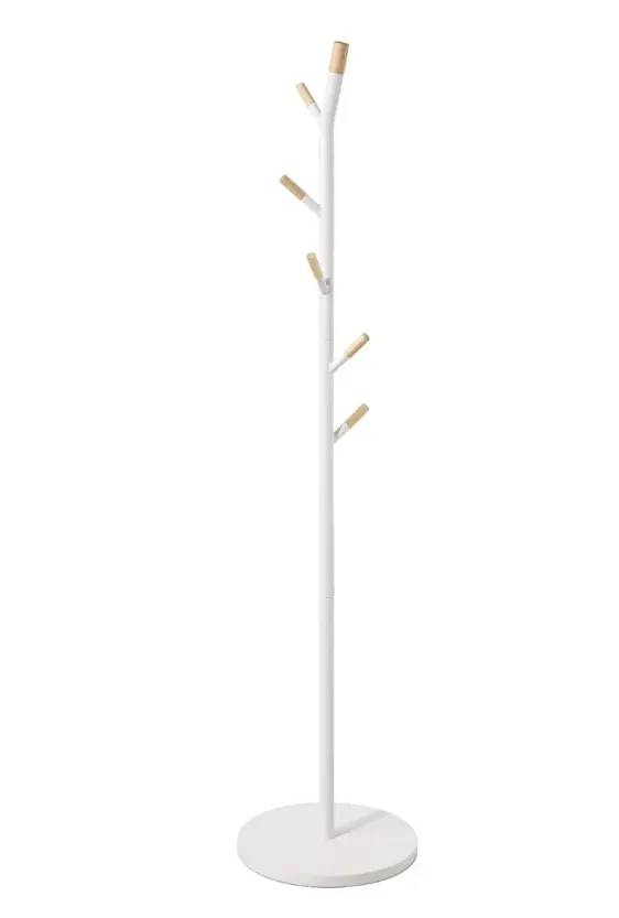 Vešaonik sa 6 kuka 40x175.5cm beli 5five