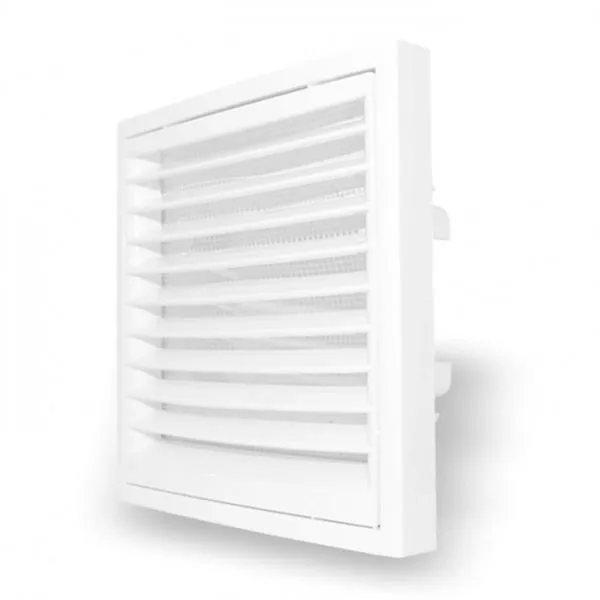 Vent. rešetka KR 100/125 pvc bela Dospel