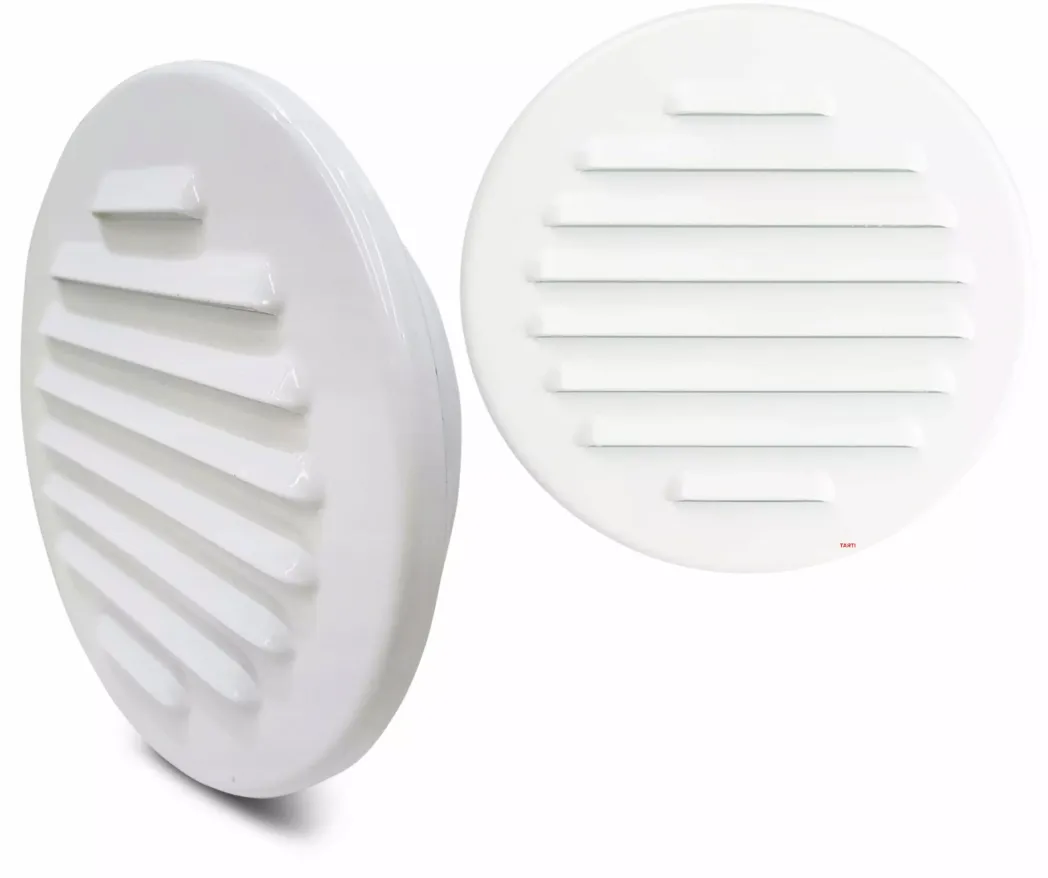 Ventilac. rešetka M fi 100 bela Awenta