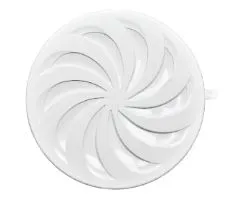 Ventilaciona okrugla rešetka fi 80-150 pvc bela airRoxy