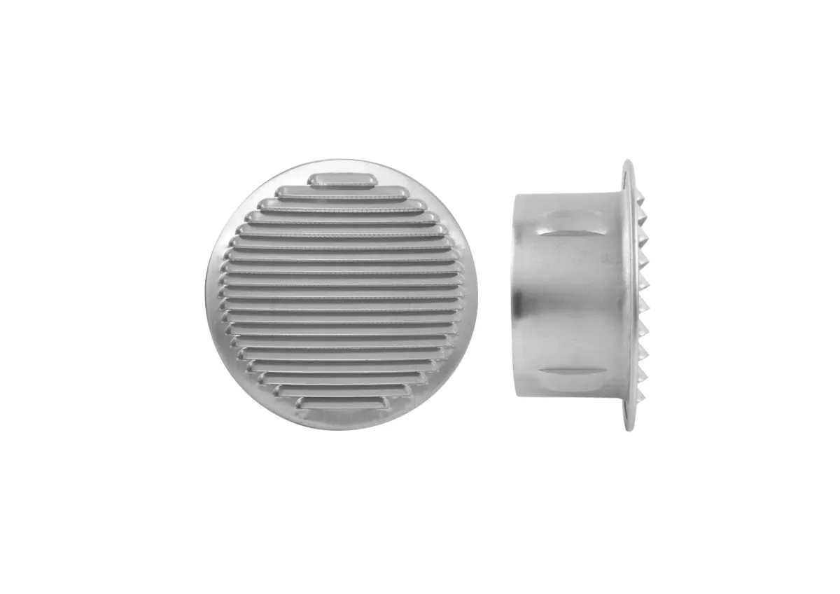 Ventilaciona rešetka fi 120mm aluminijska Stamplast