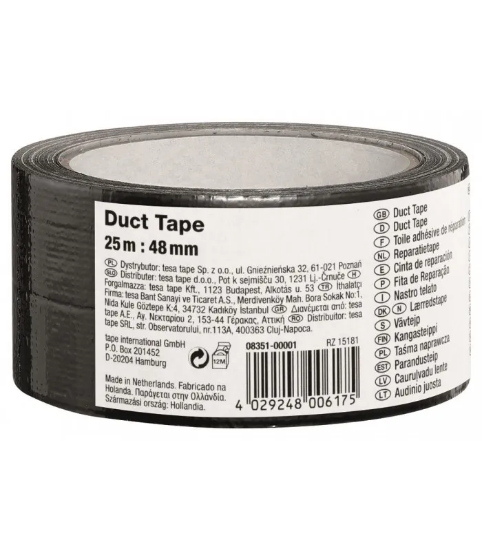 Višenam.Duct traka 48mmx25m crna Tape International
