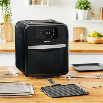 Višenamenska rerna/mikrotalasna Easy Fry 2050W crna Tefal