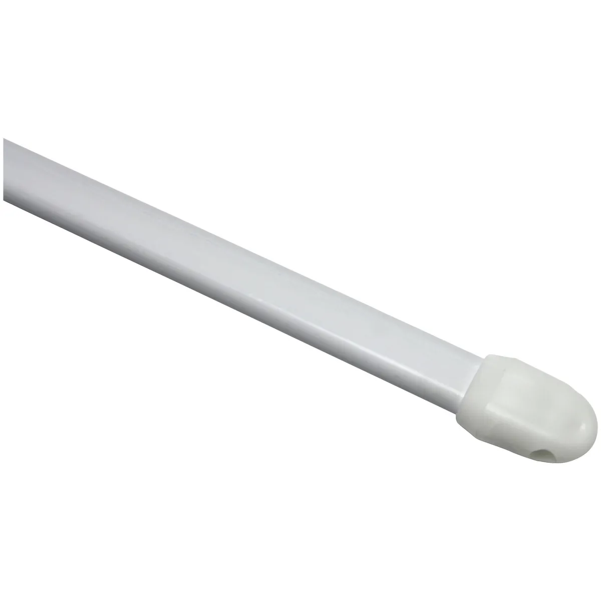 Vitraža 11mm 80-120cm 2/1 metal/pvc bela Gardinia