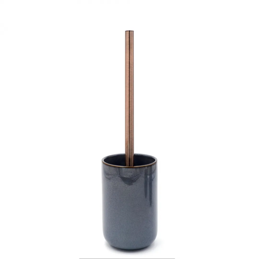 WC četka sa držačem Abby 8.5x36x8.5cm siva/boja bronze Ridder
