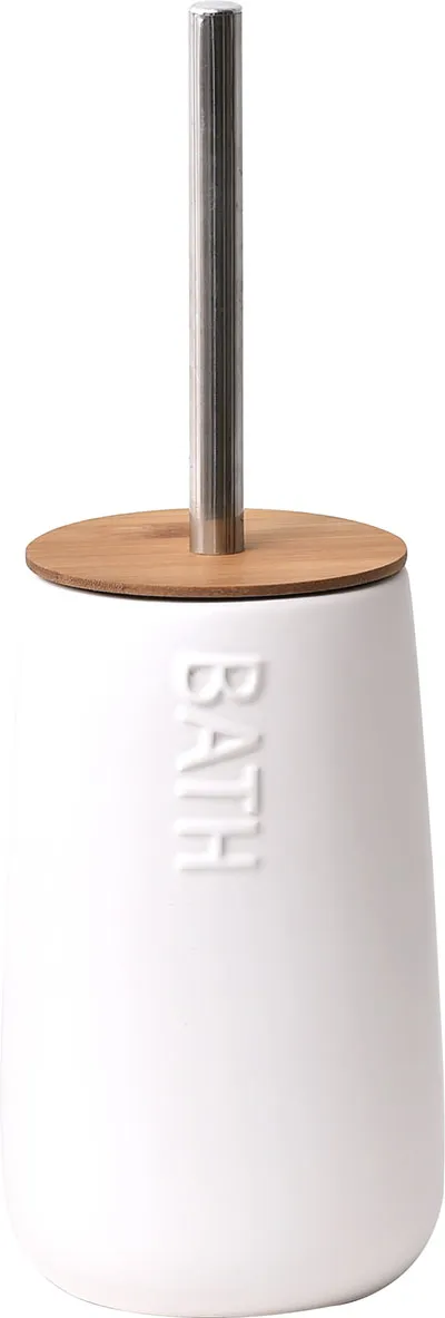 WC četka sa držačem Bath bela/bambus Tendance