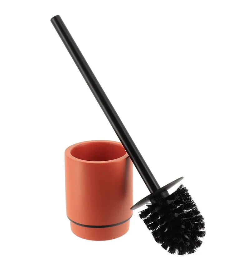WC četka sa držačem Ravena narandžasta/crna Tendance