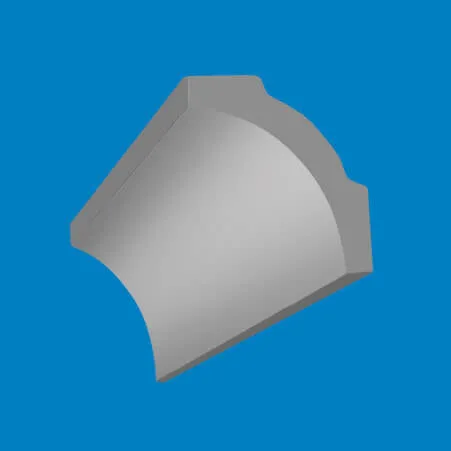 XPS lajsna B50 2m bela Fragmat
