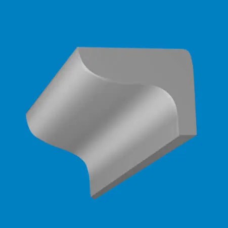 XPS lajsna G25 2m bela Fragmat