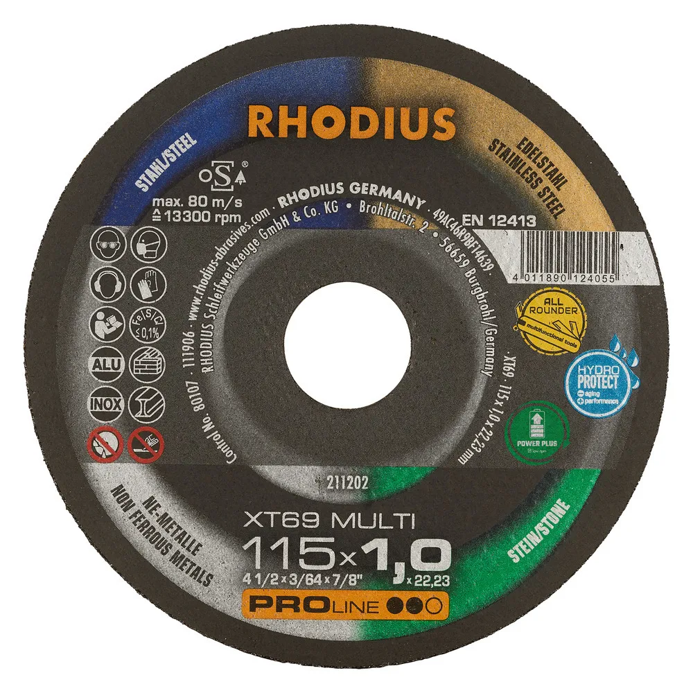 XT69 Multi rezna ploča 115x1x22.23 PRO Rhodius