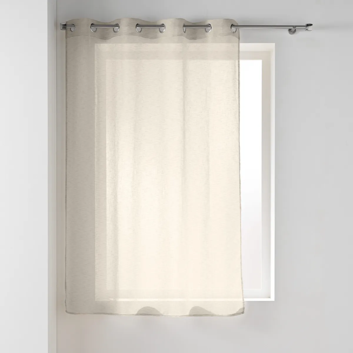 Zavesa Carlin 140x180cm sa otvorima za garniš. bež D. d Interieur
