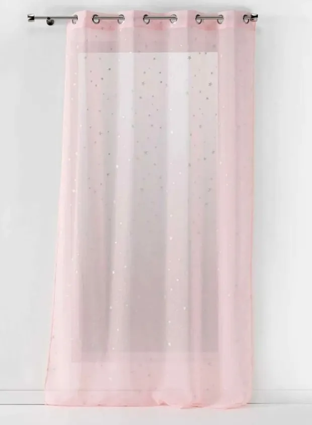 Zavesa dečija Fluo 140x240cm sa otvor.za garnišnu roza D.d Interieur