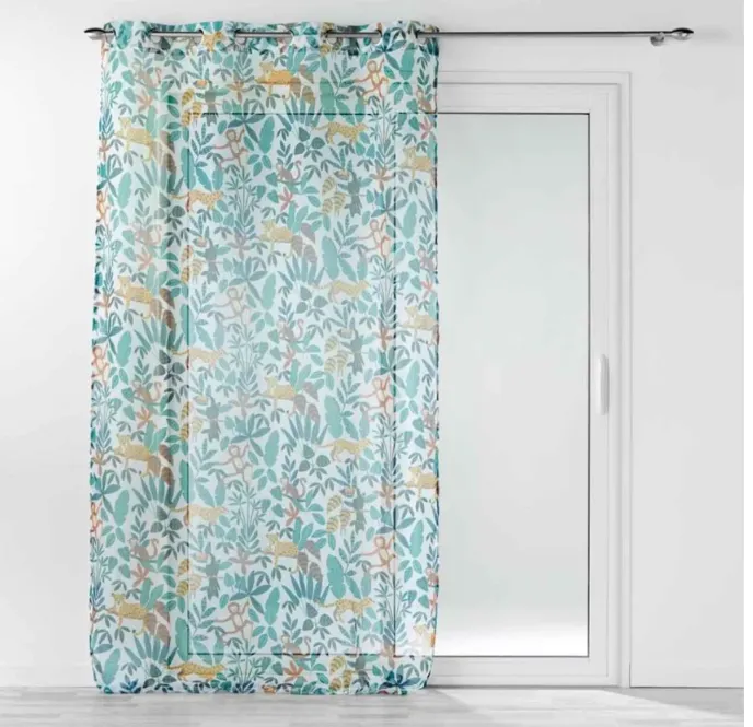Zavesa dečija Jungle Story 140x240cm sa otvorima za garniš. D.d Interieur