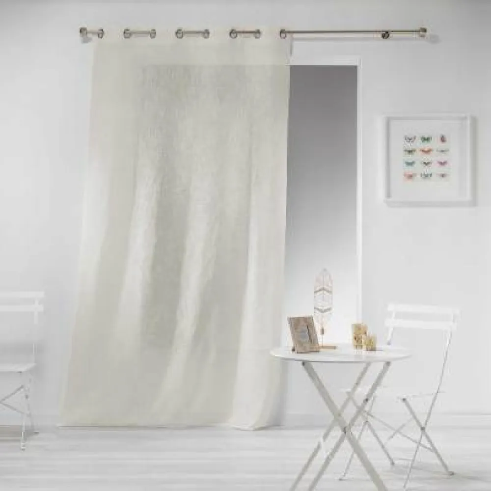 Zavesa Haltona 140x240cm sa otv. za garn.bela  D. Interieur