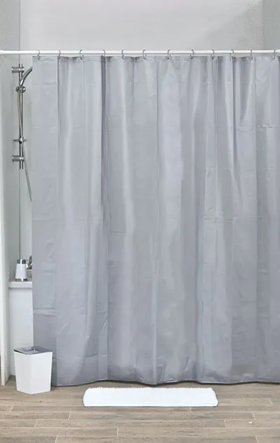 Zavesa za kadu  180x200cm boja srebra Tendance