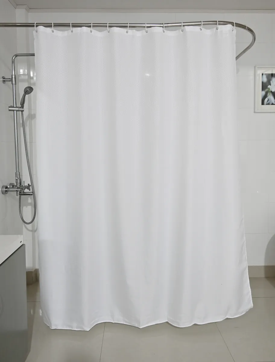 Zavesa za kadu Honeycomb 180x200cm bela Ridder