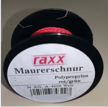 Zidarski konop 1.0mmx50m crveni Raxx