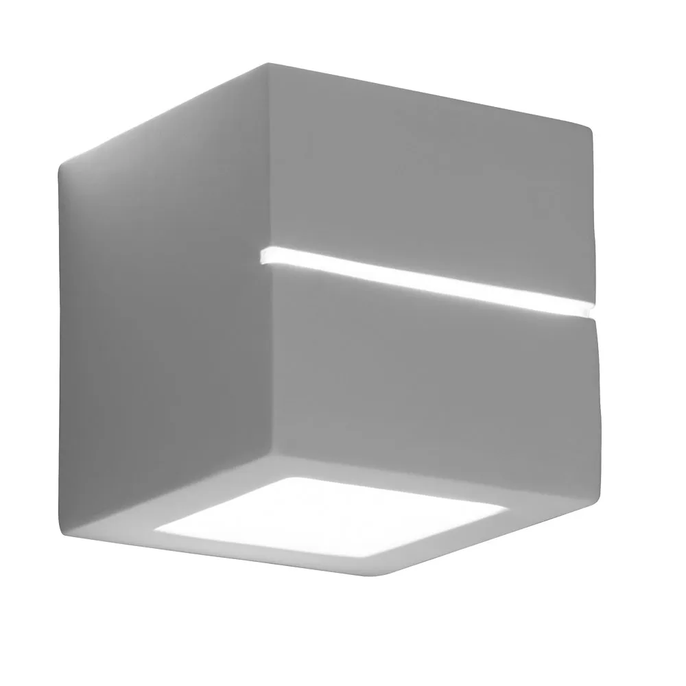 Zidna svetiljka Junipus 1x60W E27 14x14x14cm bela Globo