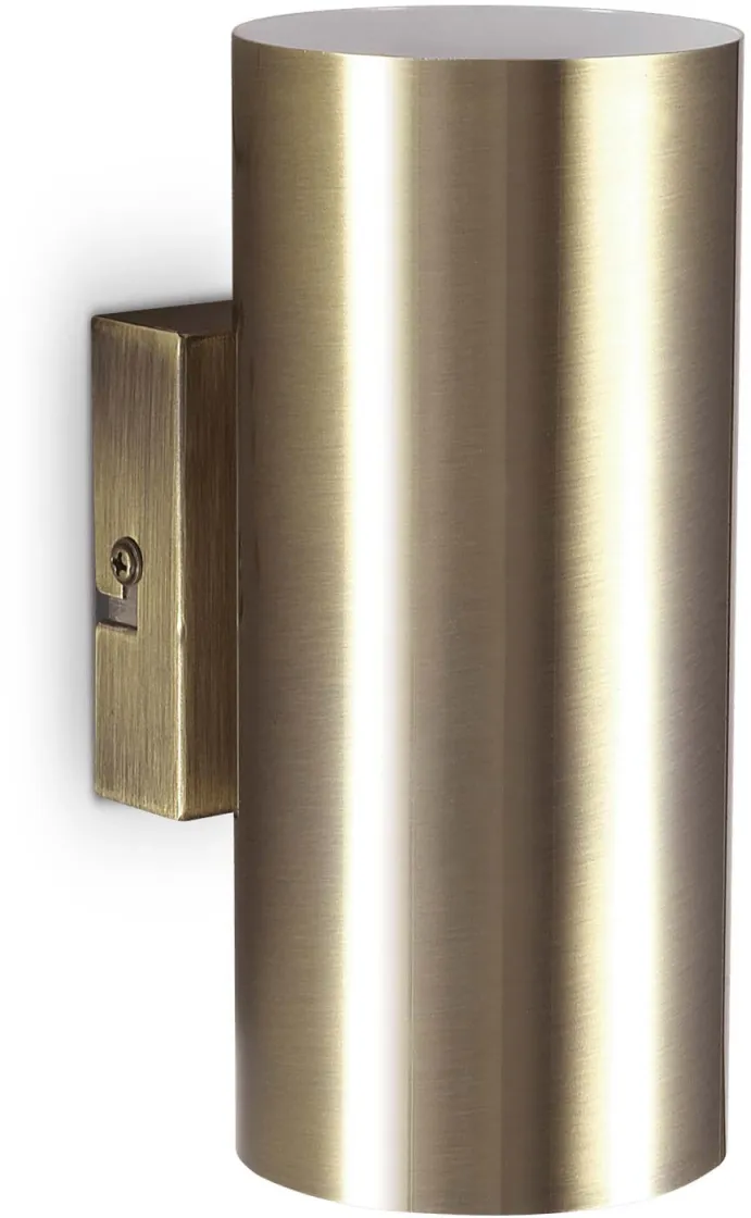 Zidna svetiljka Look AP2 GU10 2x28W 80x180x110mm mesing Ideal Lux