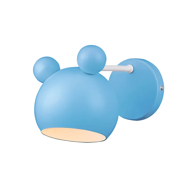 Zidna svjetiljka Mickey 1xE27 plava