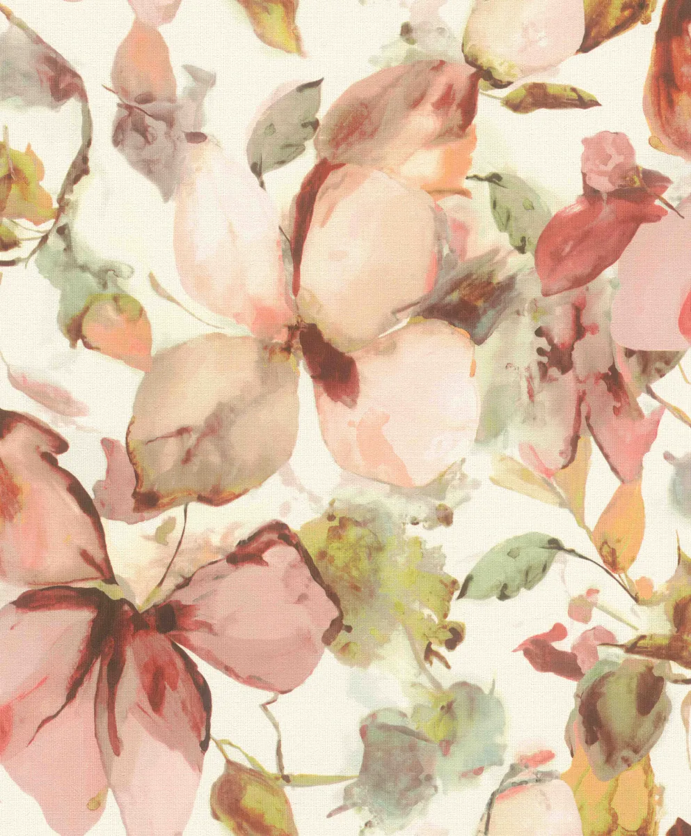 Tapeta za zid - 10.05x0.53m val.2027 - zidna tapeta Florentine IV krem/roze magnolije - Rasch