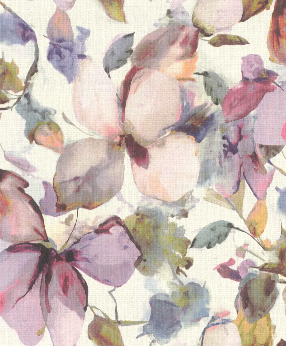 Tapeta za zid - 10.05x0.53m val.2027 - zidna tapeta Florentine IV ljubič./roze magnolije - Rasch