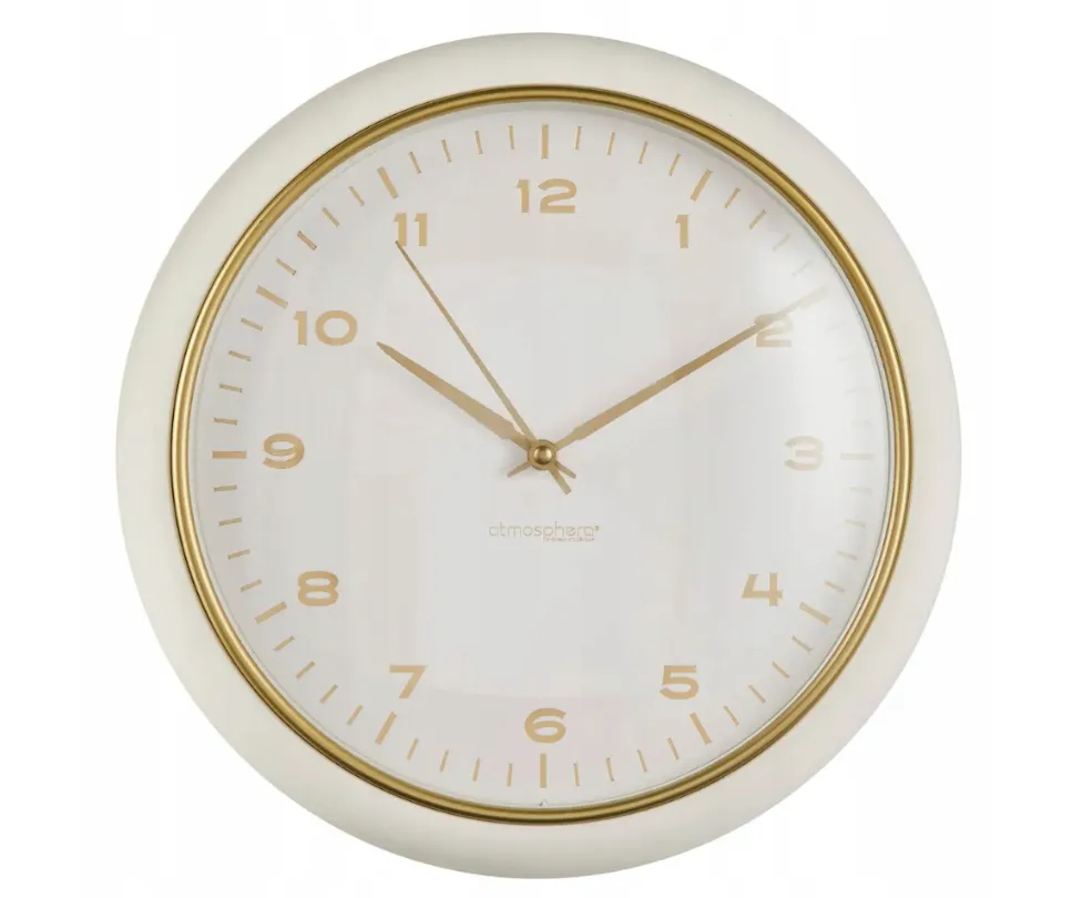 Zidni sat Clarisse fi 28cm sort Atmosphera Createur Dinterieur