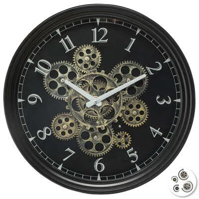 Zidni sat fi 37cm crni Atmosphera Createur Dinterieur