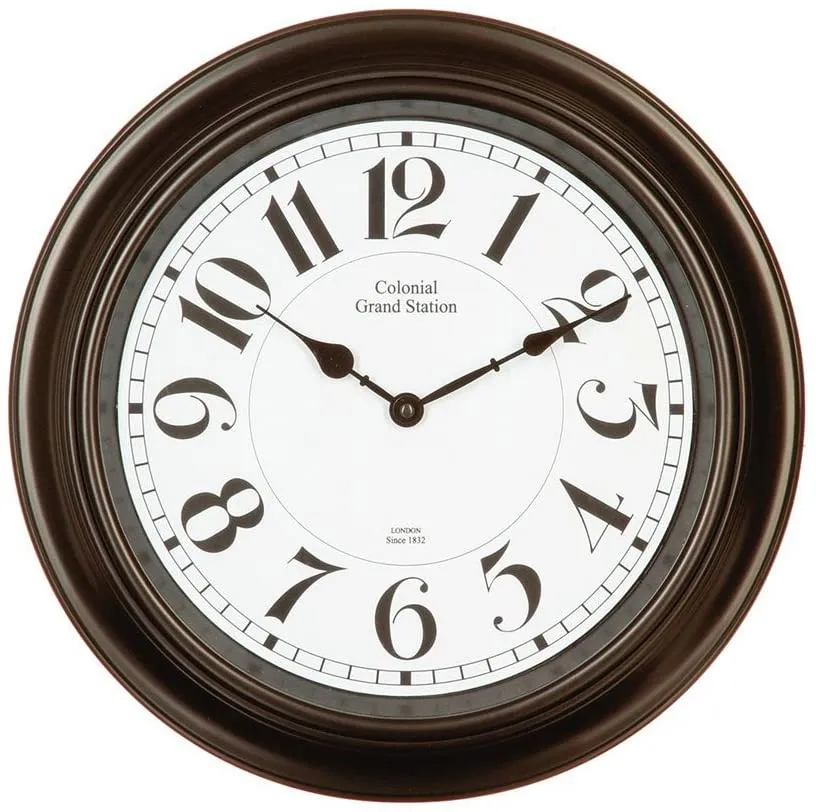 Zidni sat Pendulum fi 39cm sort Atmosphera Createur Dinterieur
