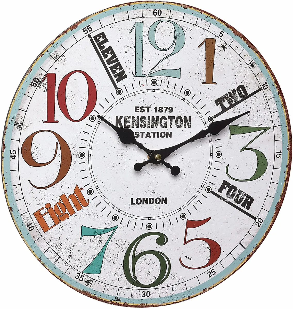 Zidni sat Vintage Kensington fi 337mm TFA