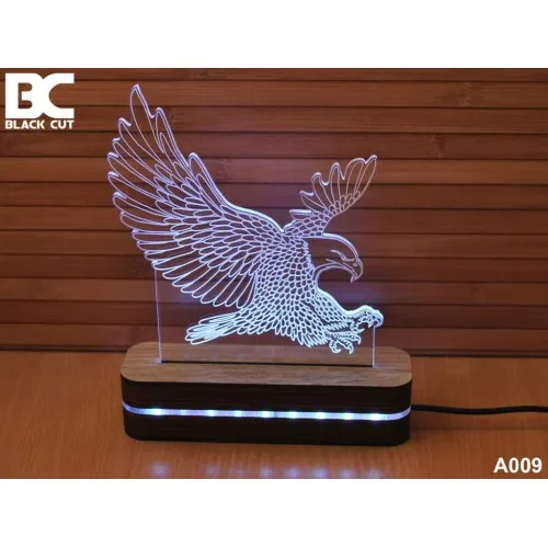 3D lampa Orao ljubičasti