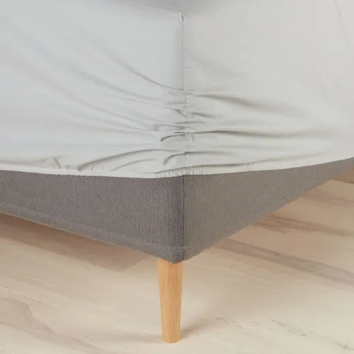 Čaršav sa lastišem Gestina  90x200x35cm svetlo siva