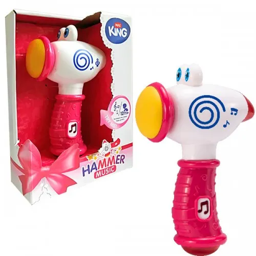 Baby muzički čekić roze