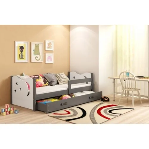 Baloo Elegant Krevet za Decu 160x80 Graphite
