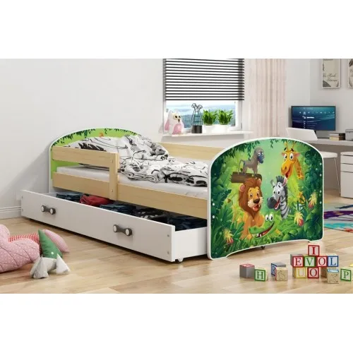 Baloo Lookie Krevet za decu 160x80 Pine Dezen 07