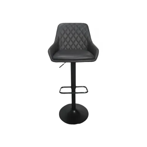 Barska stolica 620158 Tamo siva /crna metalna baza
