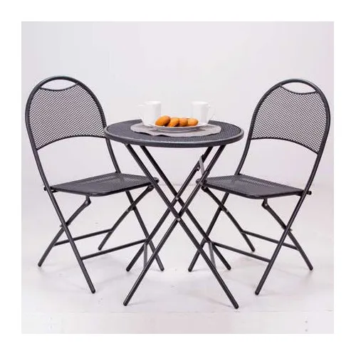 Baštenski set 2 stolice i metalni sto