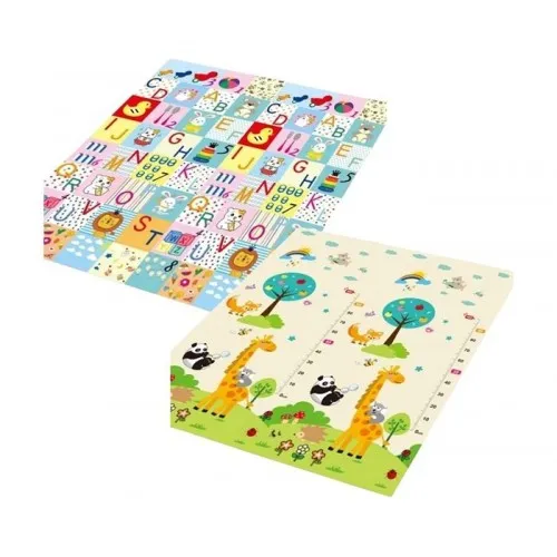 BBO Sklopiva podloga za igru od pene E (ZH-1) - PANDA GIRAFFE (180x200x1cm)