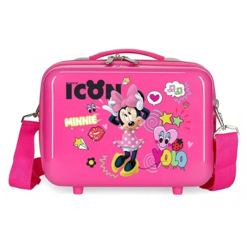 Beauty case ABS Minnie pink