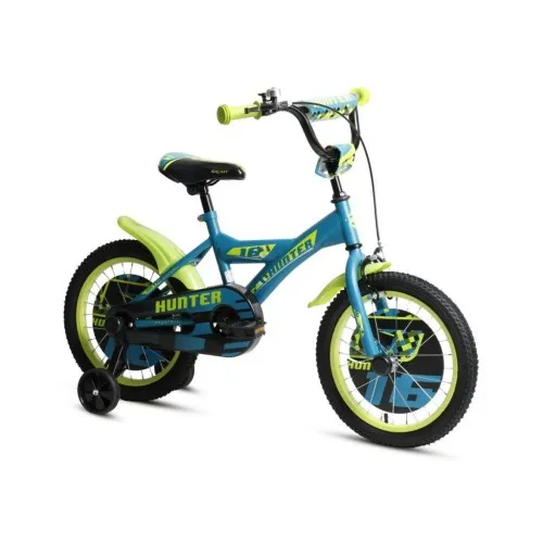 Bicikl dečiji GALAXY HUNTER 16" tirkiz/neon zelena MAT 590049