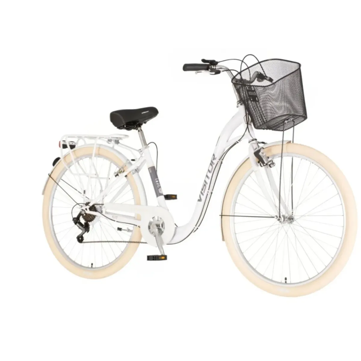 Bicikl Visitor Elite 28" belo crni