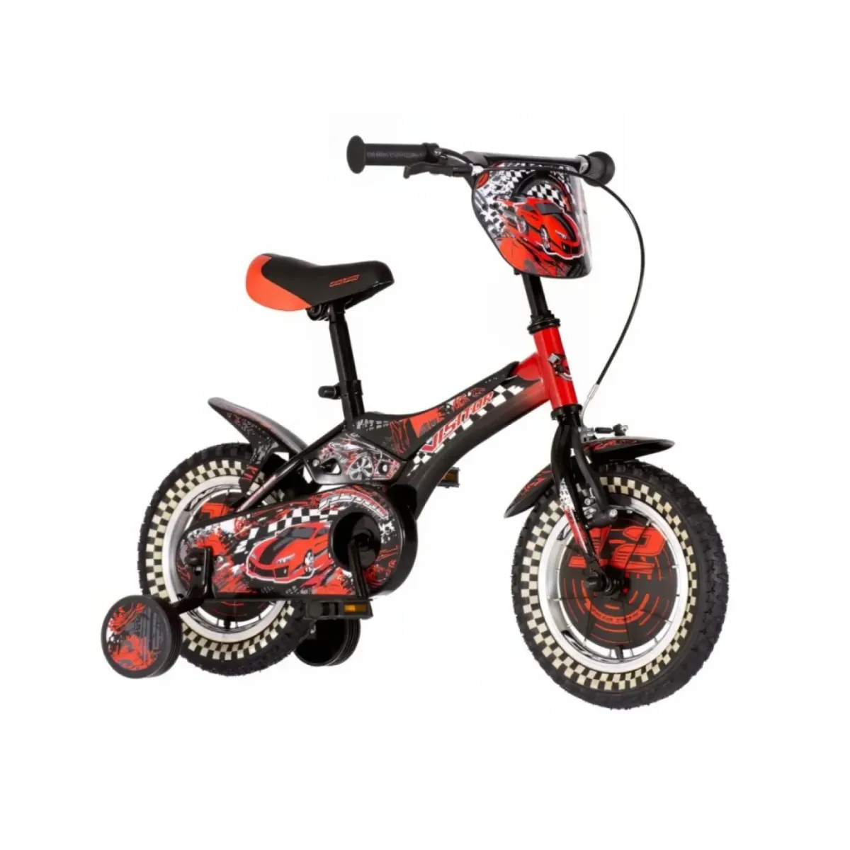 Bicikl Visitor Nitro 12" crno crveni