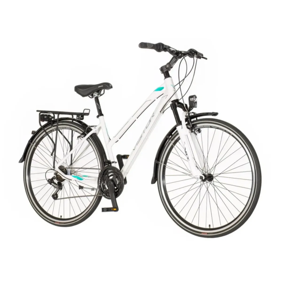Bicikl Visitor Terra lady 28" belo tirkiz